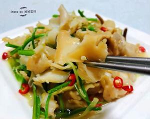 蔥爆海螺片，味道鮮美怎么做好吃,蔥爆海螺片，味道鮮美的做法步驟