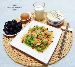 蔥爆海螺片，味道鮮美怎么做好吃,蔥爆海螺片，味道鮮美的做法步驟