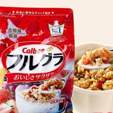 日本進(jìn)口北海道Calbee富果樂(lè)水果顆粒谷物兒童早