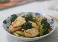 雜蔬沙茶炒年糕怎么做好吃,雜蔬沙茶炒年糕的做法步驟