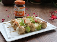 沙茶醬絲瓜肉丸串怎么做好吃,沙茶醬絲瓜肉丸串的做法步驟