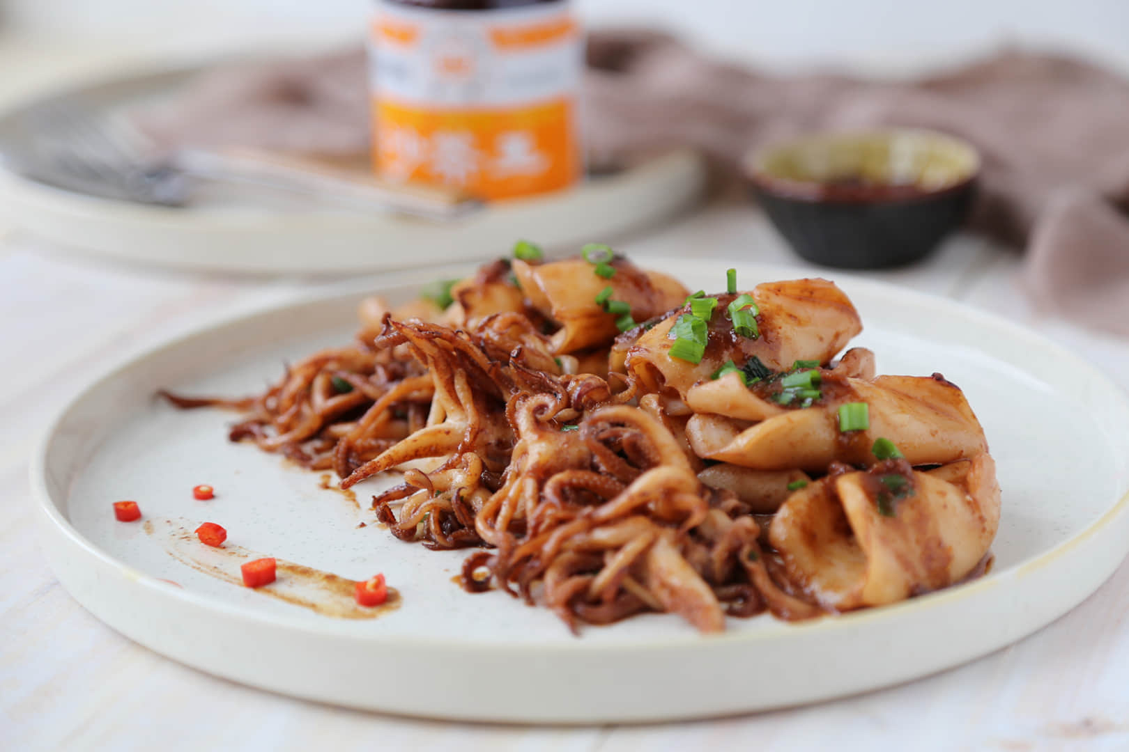 沙茶魷魚怎么做好吃,沙茶魷魚的做法步驟