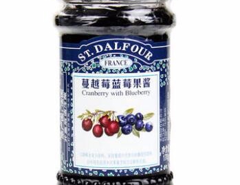 法國進口圣桃園蔓越莓藍莓果醬