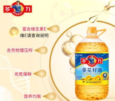 多力葵花籽油3.68L*2瓶