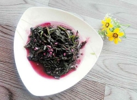 蒜蓉紫貝菜怎么做好吃,蒜蓉紫貝菜的做法步驟