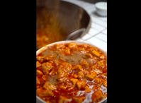 小廚娘教你做紅燒豆腐腦花，太下飯了