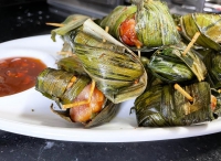 斑斕葉包雞怎么做好吃,斑斕葉包雞的做法步驟