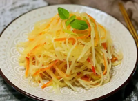 涼拌土豆絲怎么做好吃,涼拌土豆絲的做法步驟