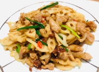 超下飯的蓮藕炒肉怎么做好吃,超下飯的蓮藕炒肉的做法步驟