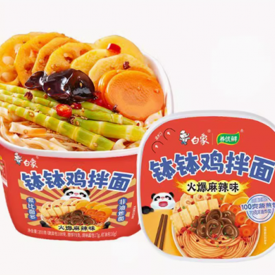 白象缽缽雞干拌面