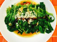 白灼雞毛菜，雞毛菜的最佳打開方式怎么做好吃,白灼雞毛菜，雞毛菜的最佳打開方式的做法步驟